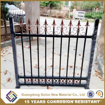 Powder Coated Hot Dipped Galvanized Steel Fence